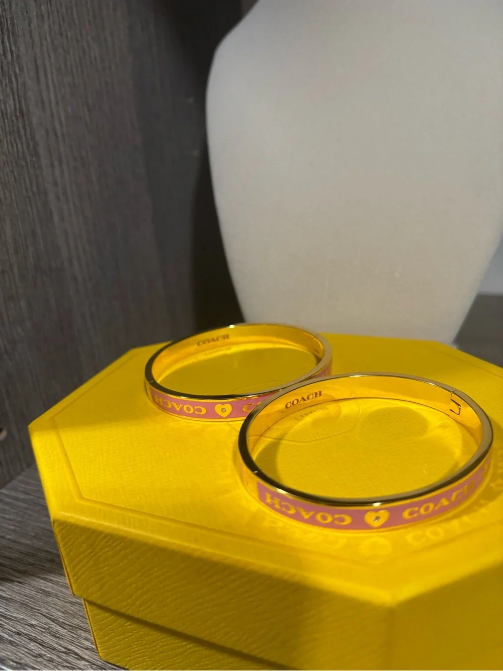 Coach enamel bangle
